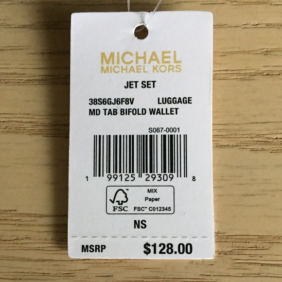 Michael Kors Jet Set Luggage Bifold Wallet - Picture 8 of 8